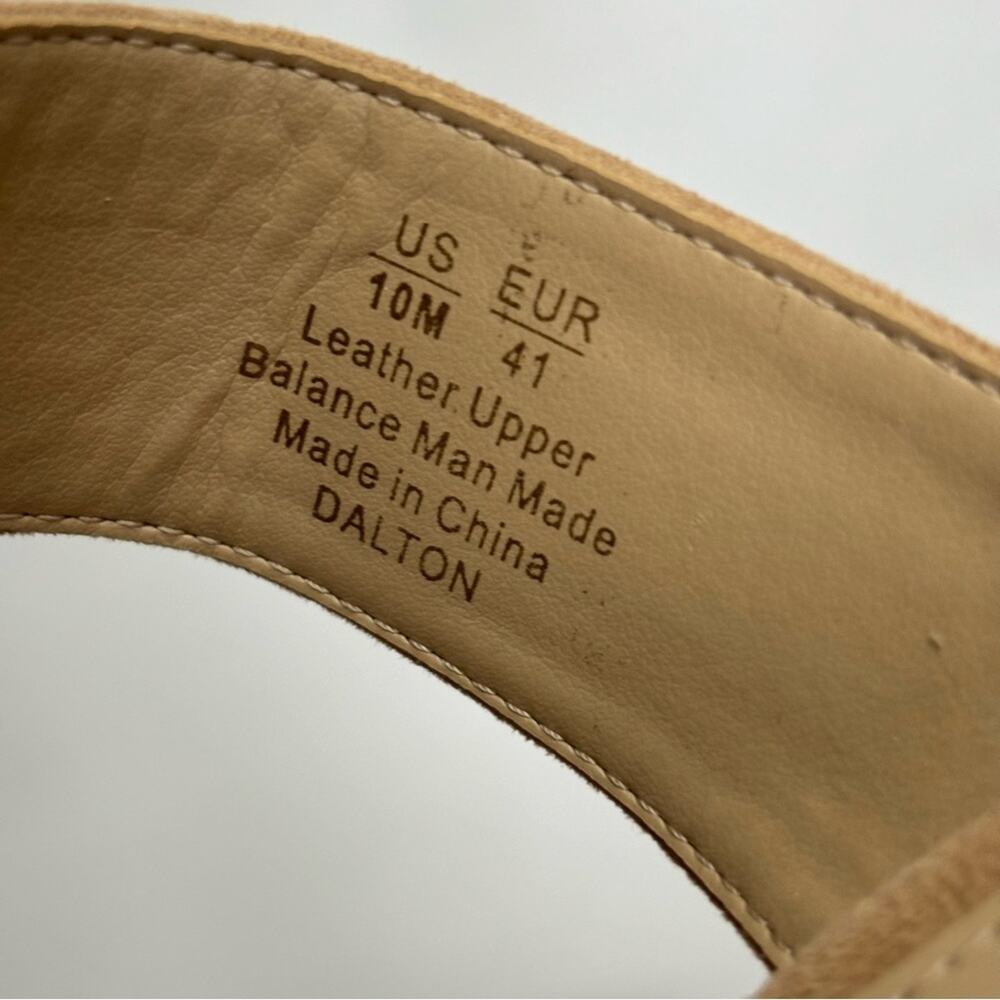 Sam Edelman Dalton Tan Suede Buckle Strap Block Heel Sandal 10 - Picture 11 of 12